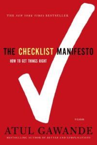 time management books - the checklist manifesto