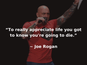 joe rogan speaking about life