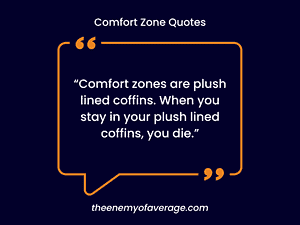 inspirational comfort zone quote