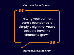quote about pushing your comfort zone
