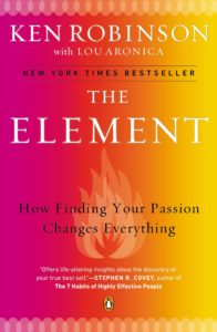 book cover - the element by ken robinson