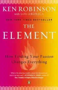 book cover - the element by ken robinson