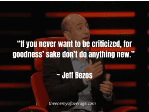 jeff bezos speaking millionaire quotes at a conference