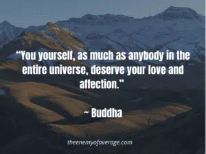 quote from buddha that says you are important