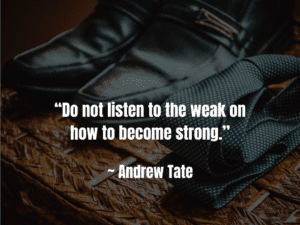 short andrew tate quote