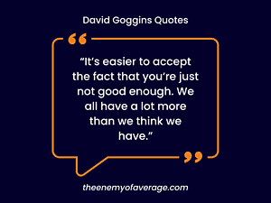 motivational quote from david goggins