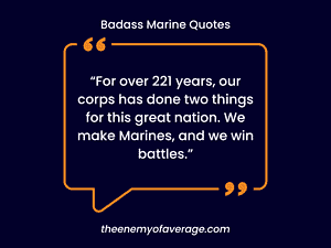 badass marine quote
