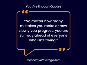 you are enough quote