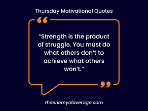 thursday motivational quote