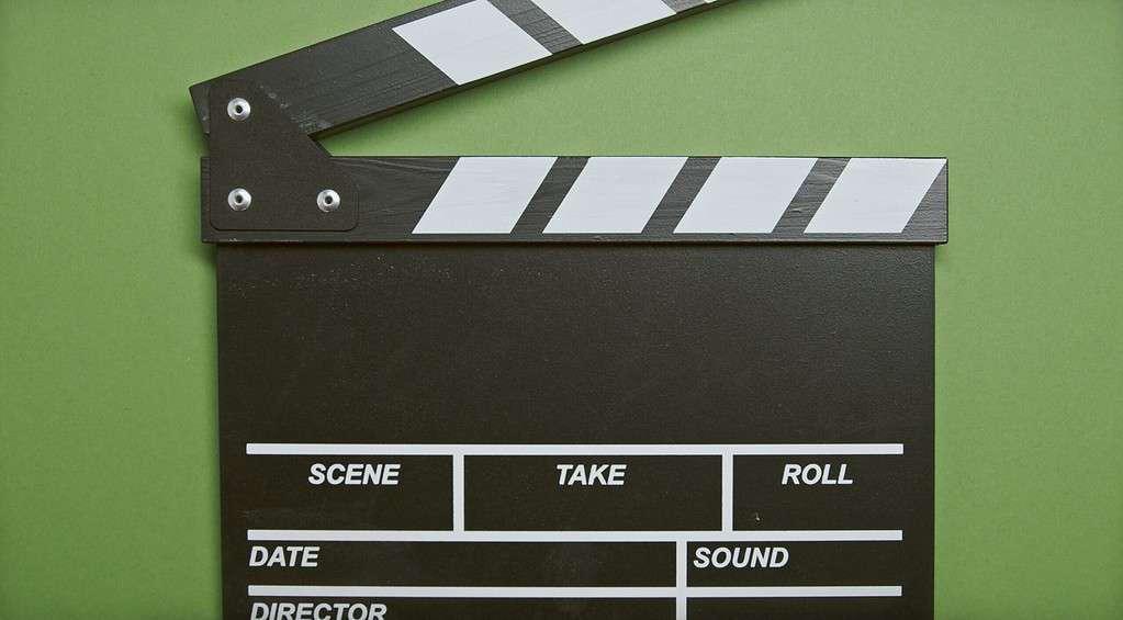 clapperboard for movies