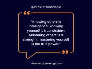 quote on smartness