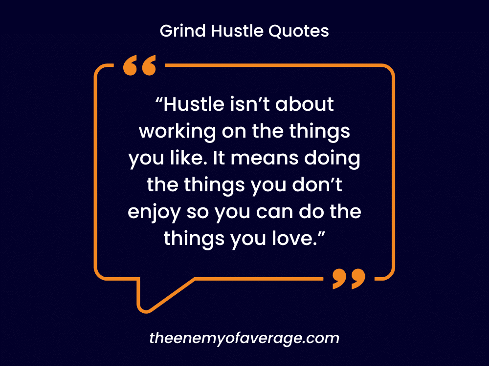 grind hustle quote