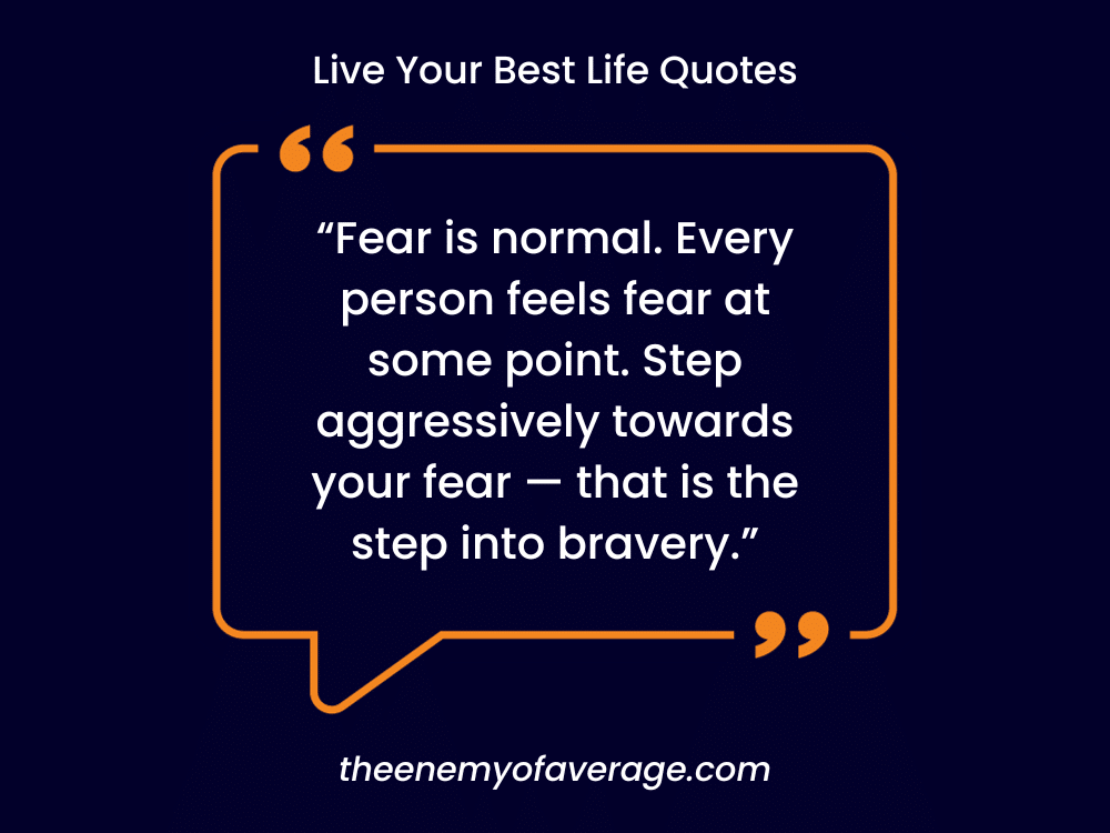 live your best life quote