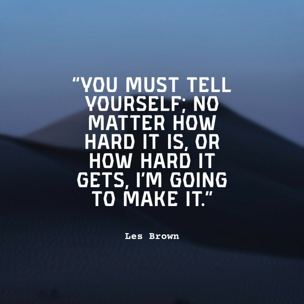 les brown quote